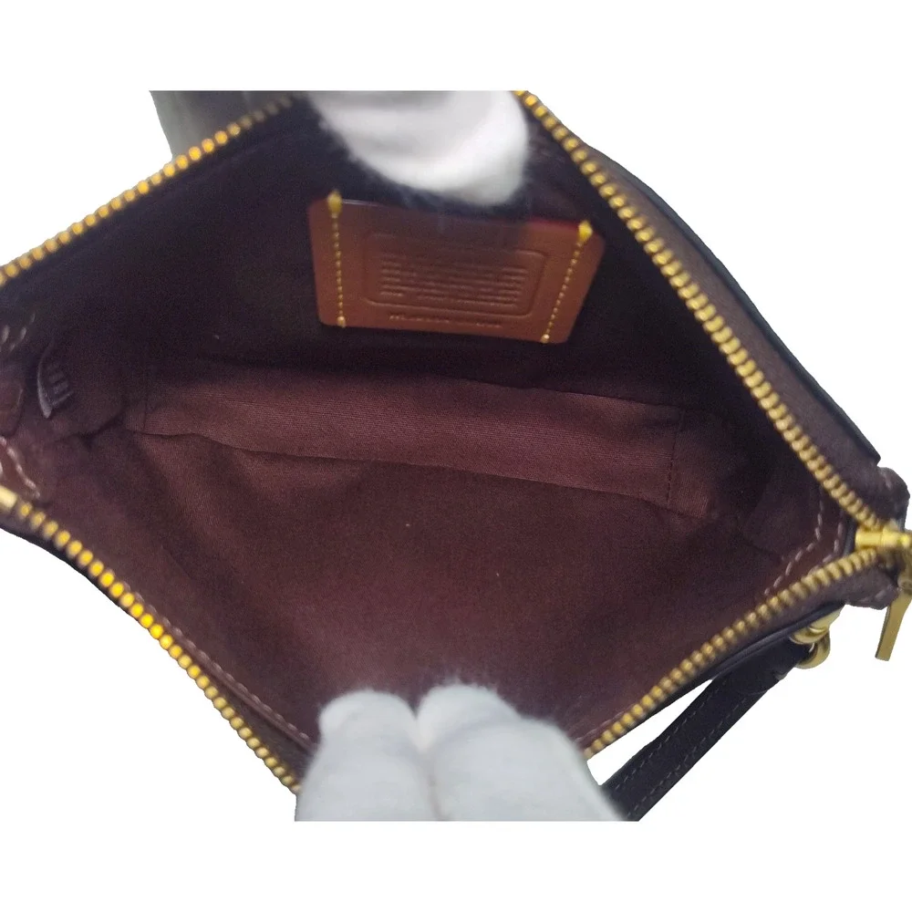 Coach Plaza Bag 18 in Signature Canvas Small Handbag-Brown-NWT